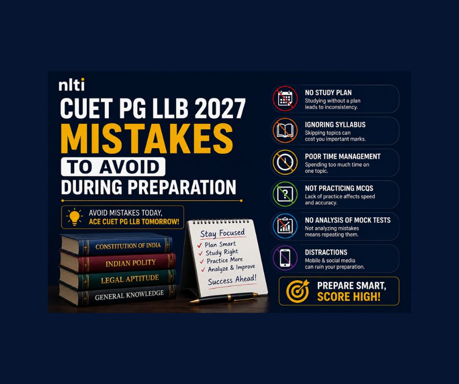 CUET PG LLB 2027 Preparation Mistakes to Avoid