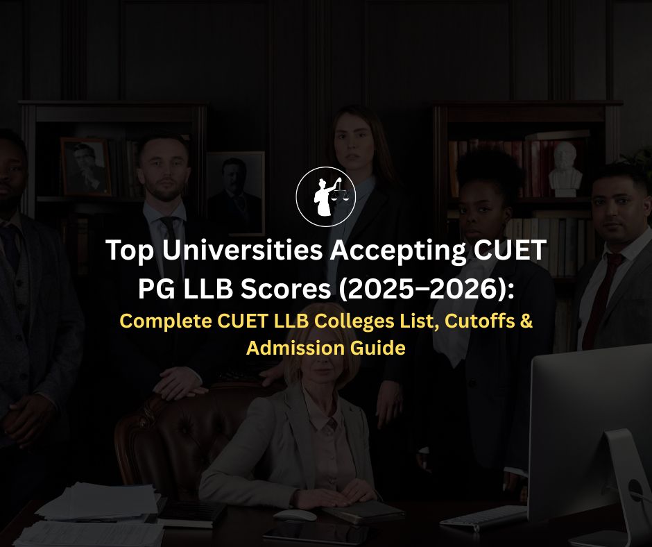 CUET PG LLB Colleges List 2025–26, Cutoffs & Guide