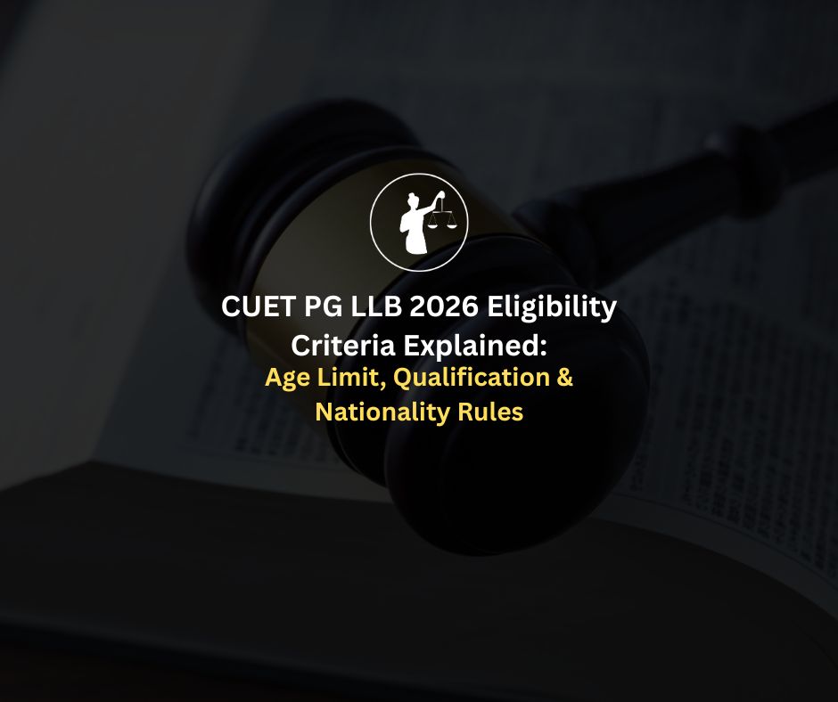 CUET PG LLB 2026 Eligibility: Age Limit, Qualification & Rules