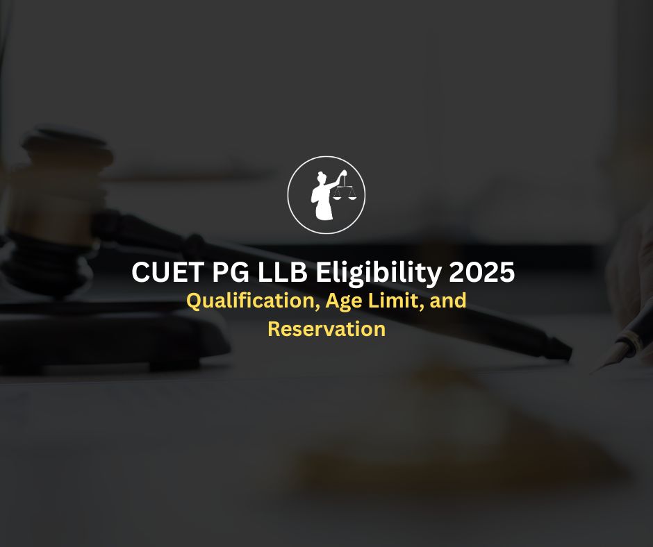 CUET PG LLB Eligibility 2025 – Age, Qualification & Quota