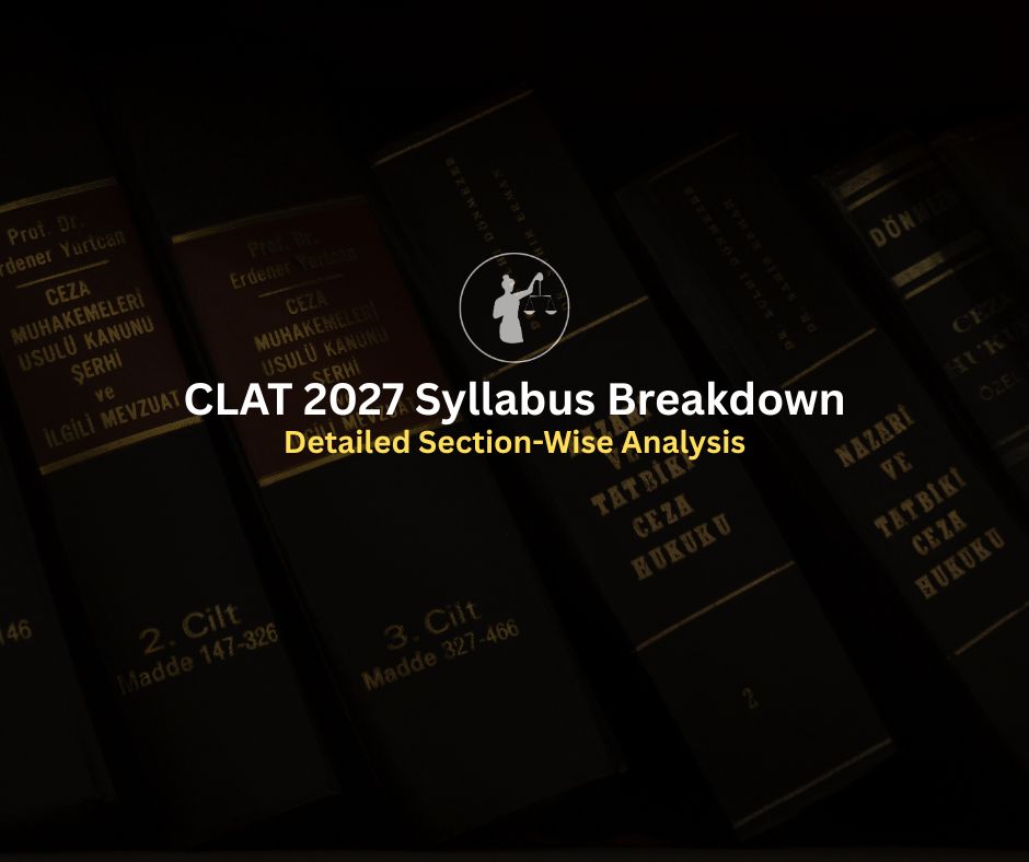 CLAT 2027 Syllabus Breakdown Section-Wise Guide
