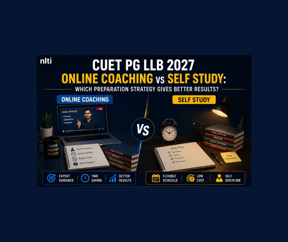 CUET PG LLB 2027 Online Coaching vs Self Study Guide