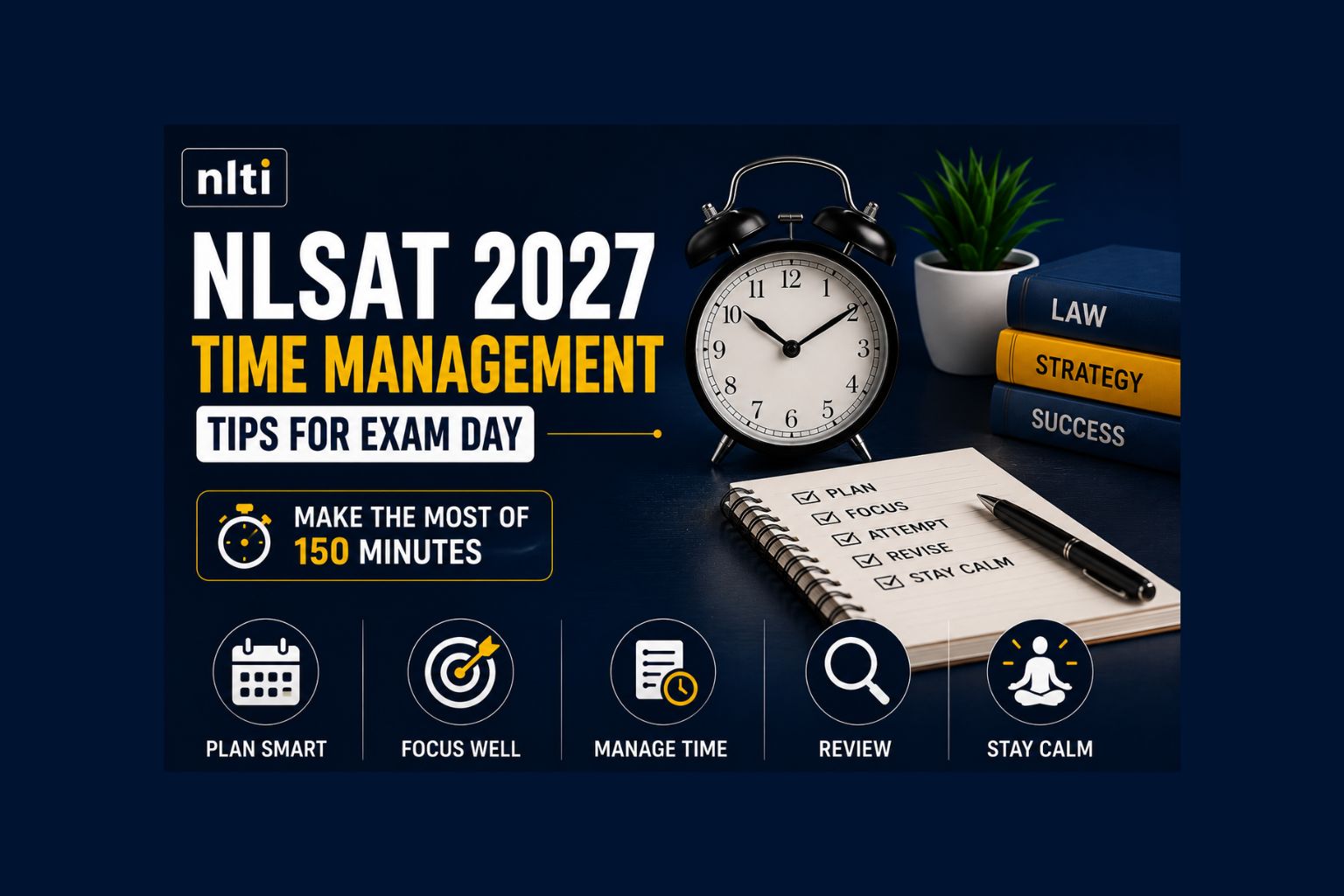 NLSAT 2027 Time Management Tips for Exam Day