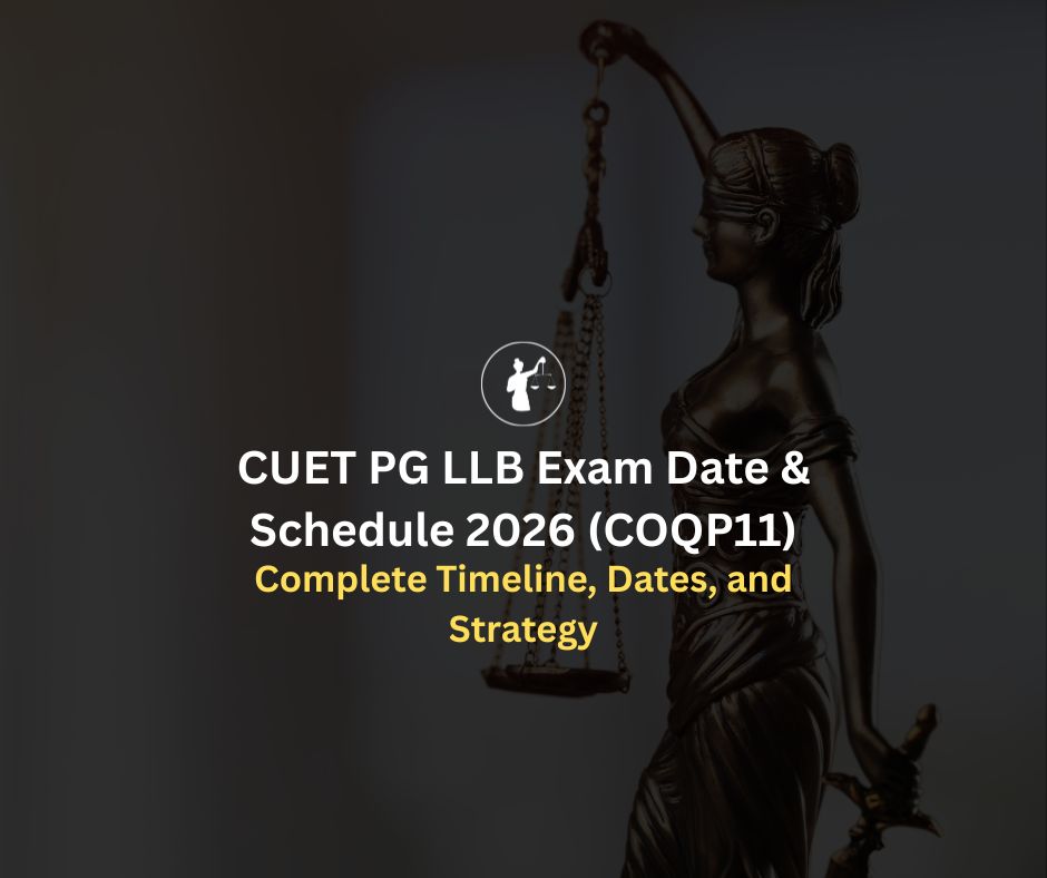 CUET PG LLB 2026 Exam Date & Schedule (COQP11)