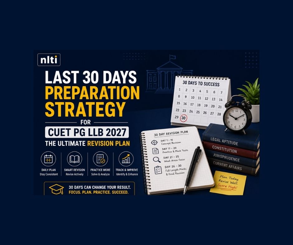 Last 30 Days Strategy for CUET PG LLB 2027