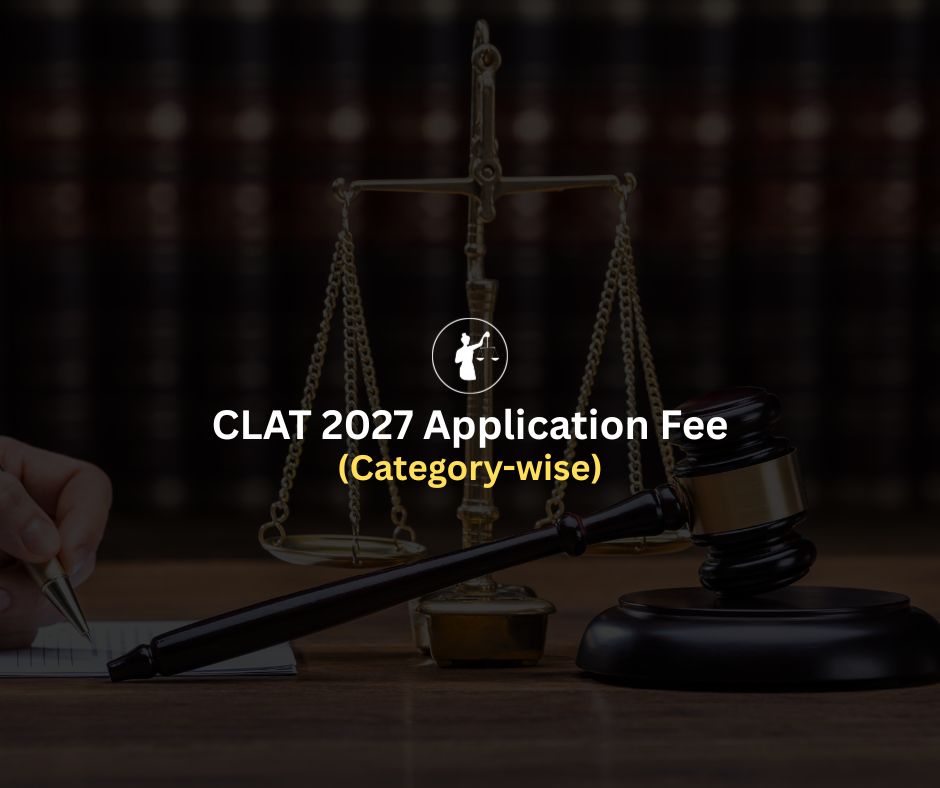 CLAT 2027 Application Fee (Category-wise) Details