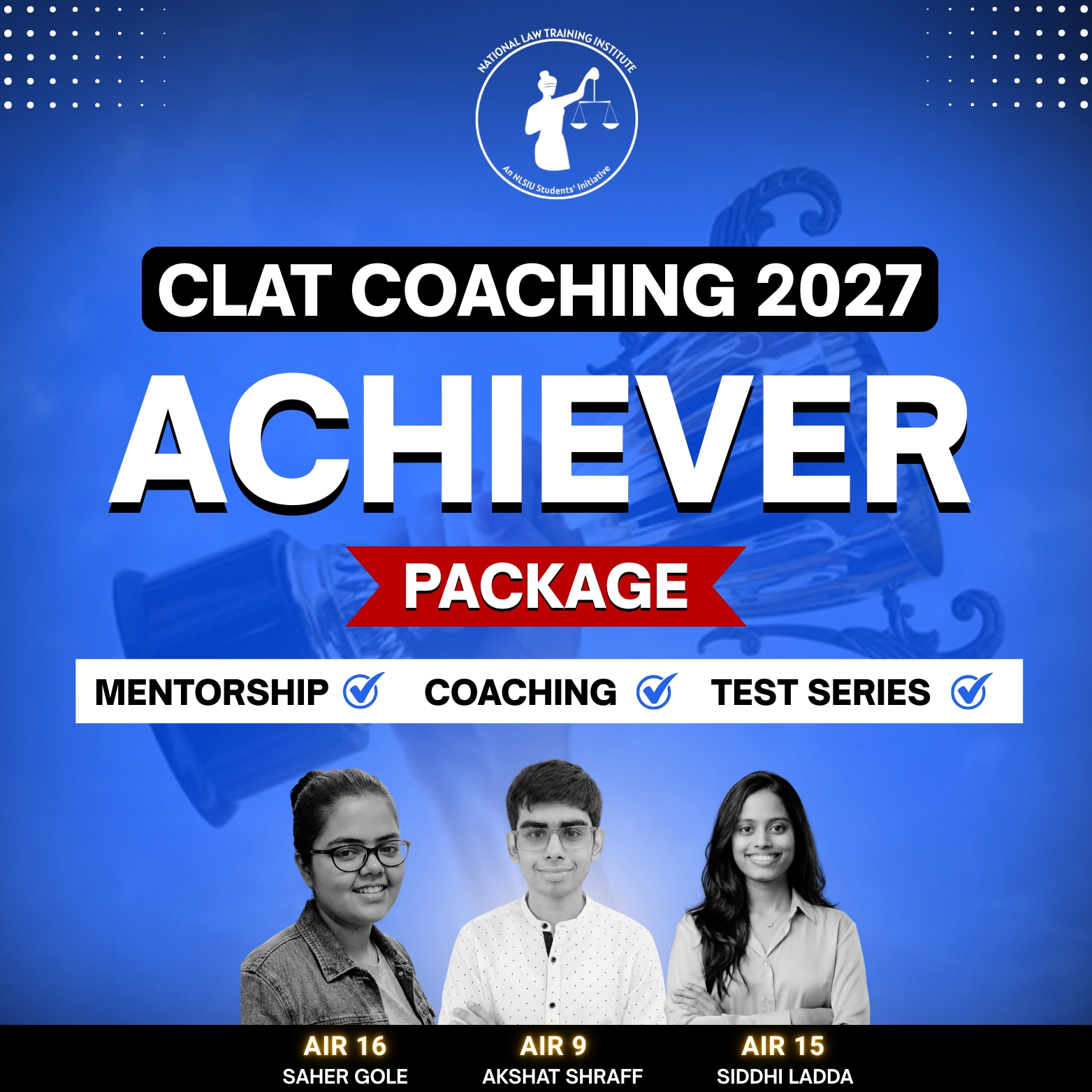 CLAT 2027 Achiever's Program